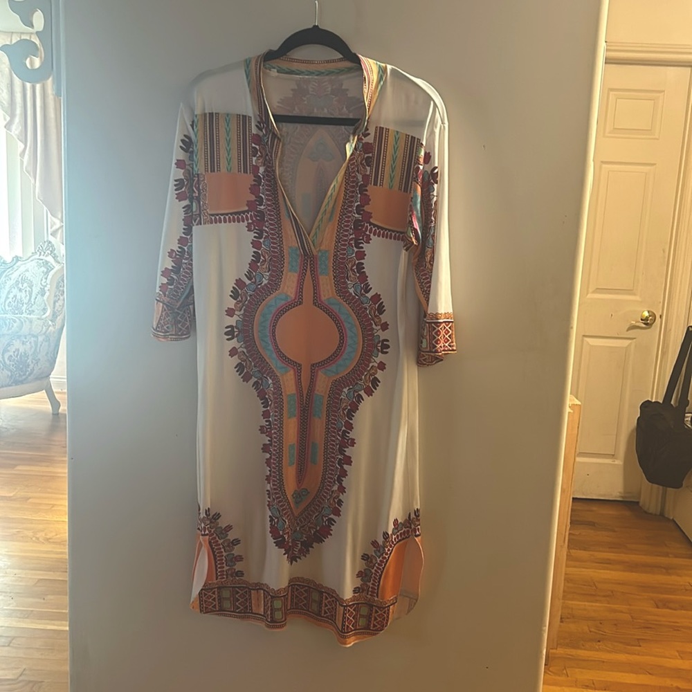 Light weight printed dress